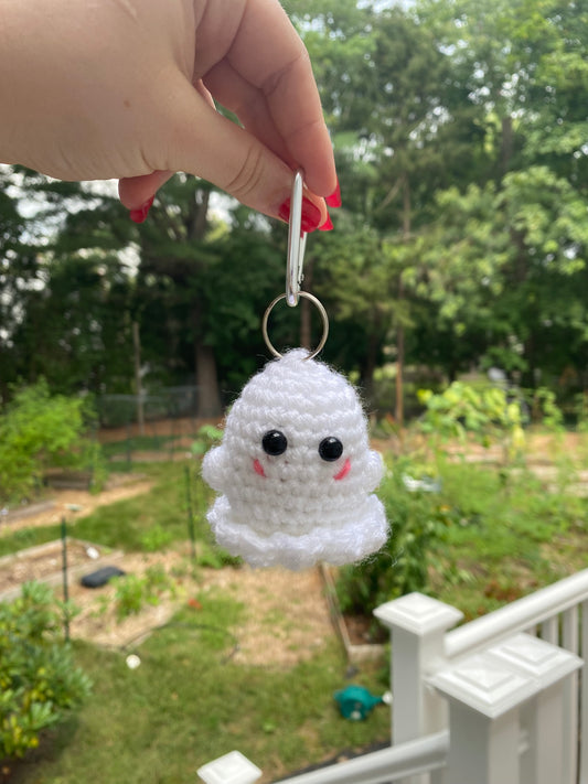 Learn to Crochet Kit Ghost Keychain
