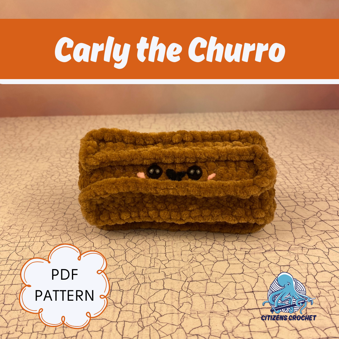 Carly the Churro - Crochet PDF Pattern