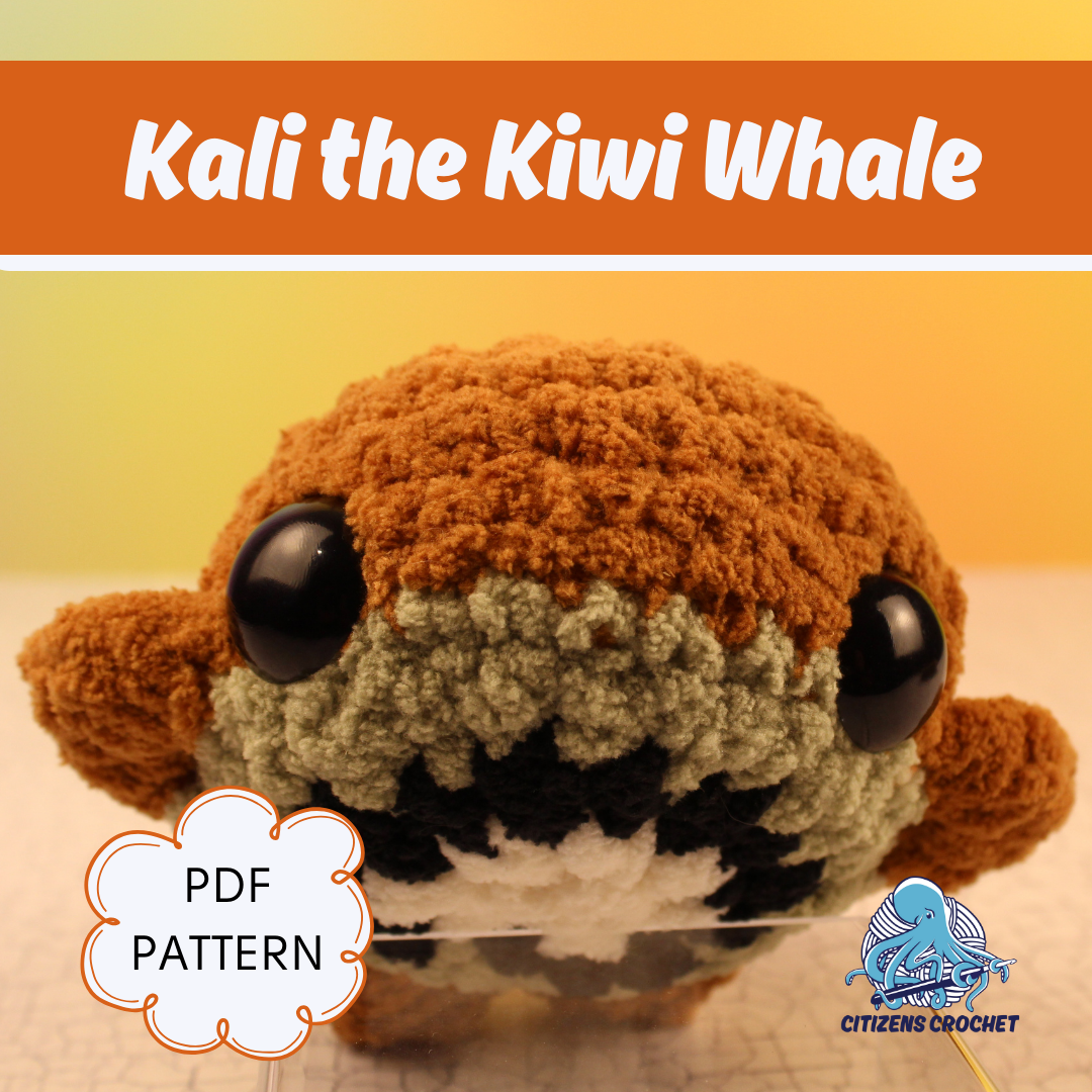 Kali the Kiwi Whale PDF Pattern