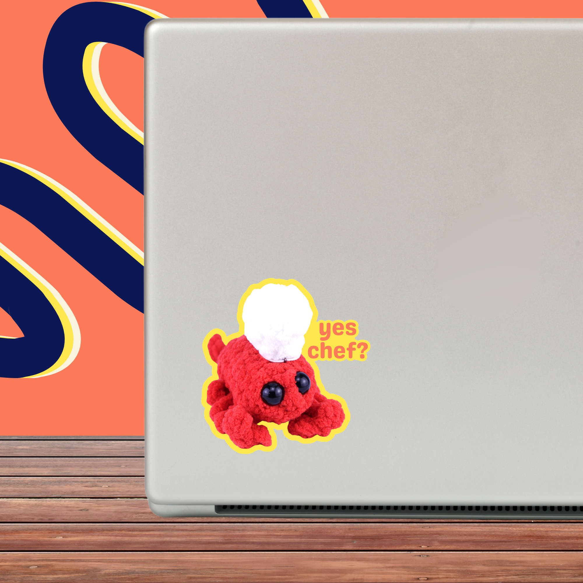 Yes Chef Leroy the Lobster Sticker