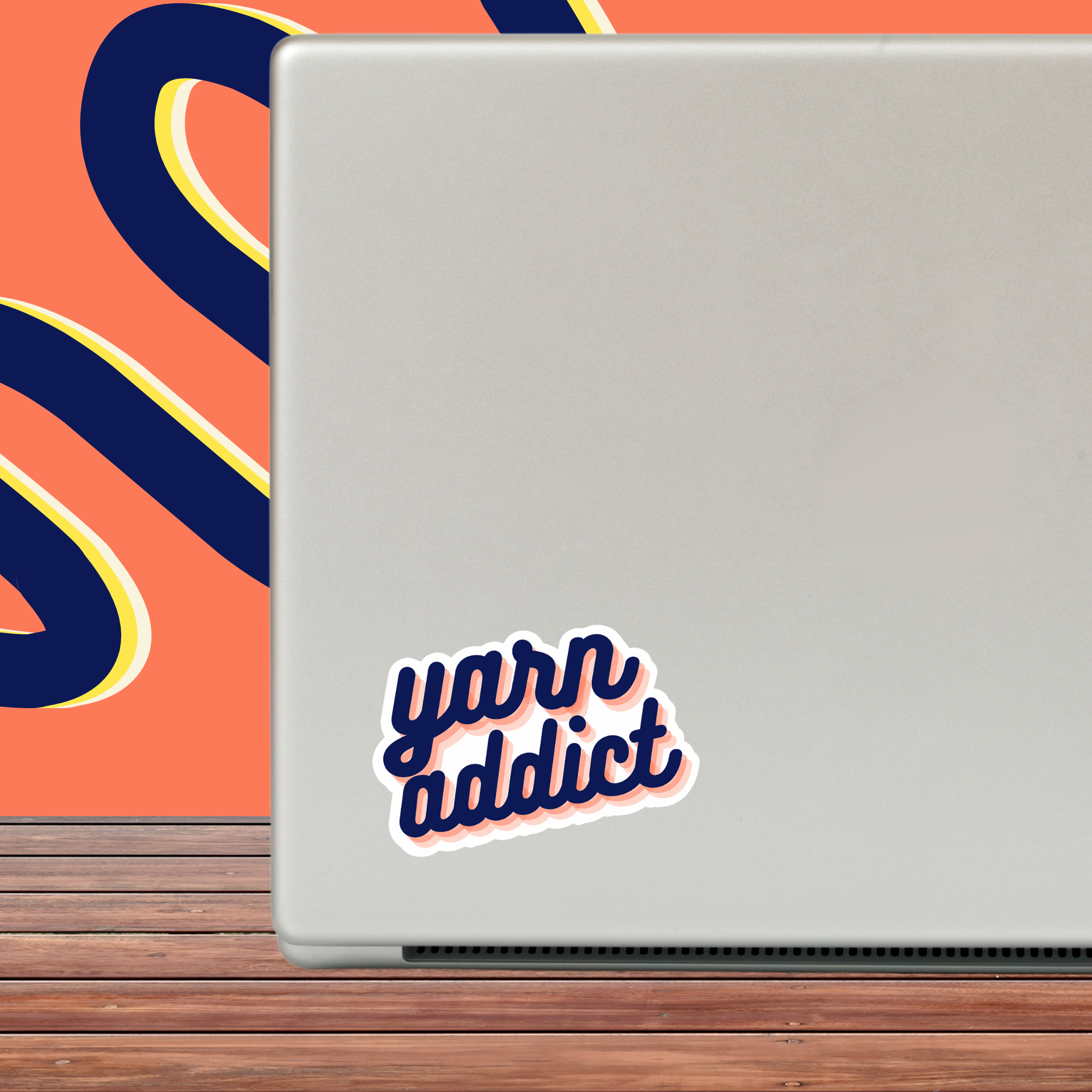 Yarn Addict Sticker