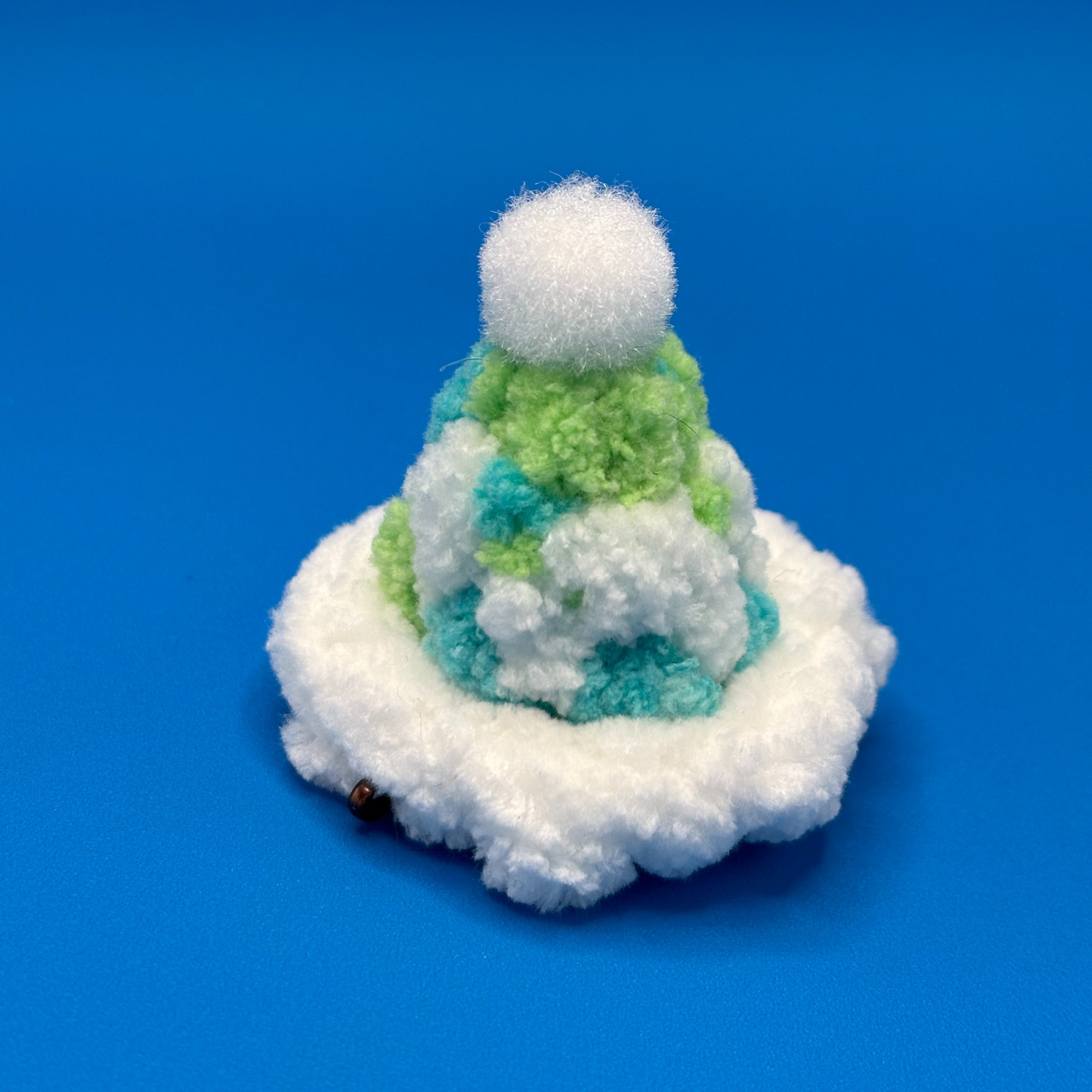 Tiny Crocheted Winter Hat for Head or Crochet Plushies