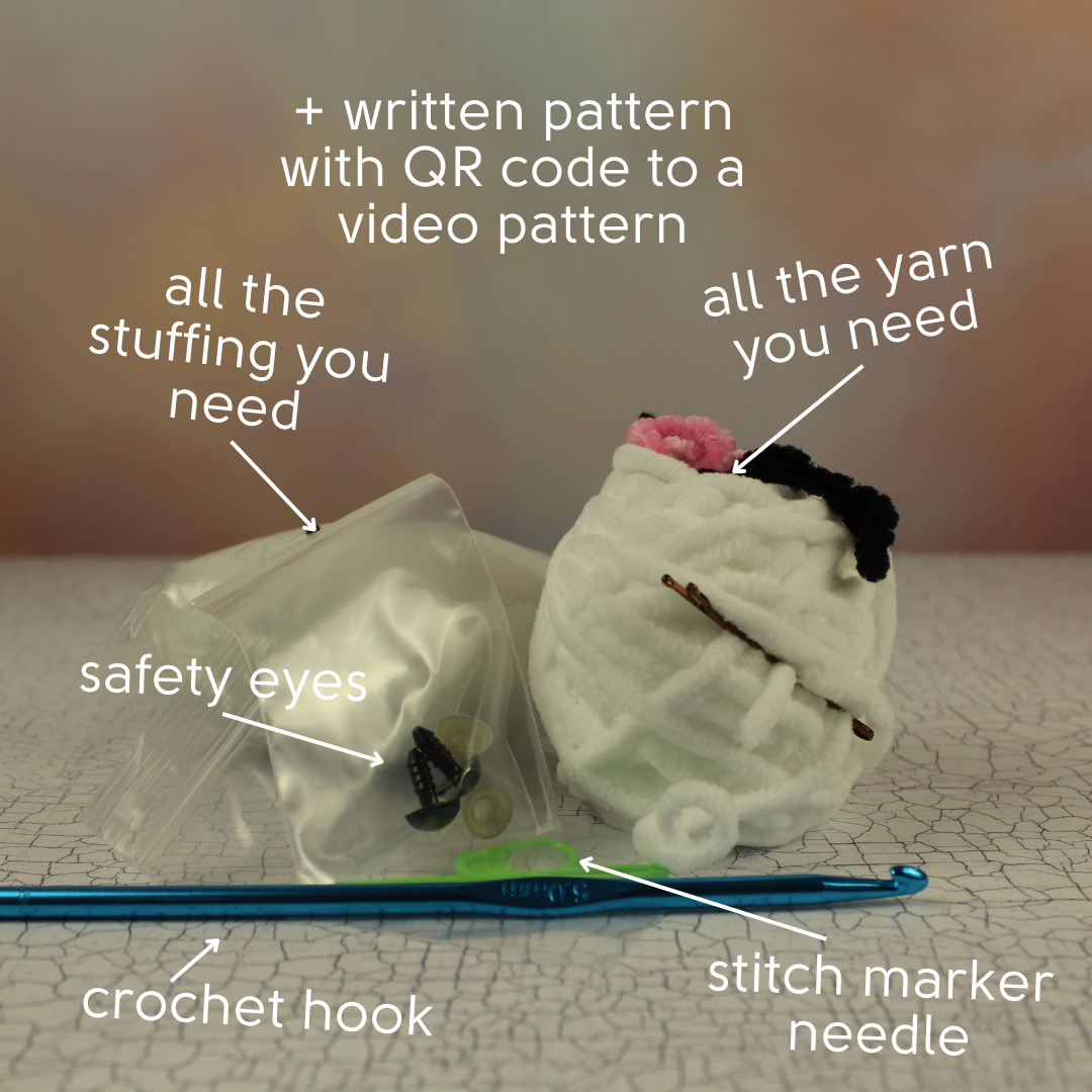 Bao Bun Learn to Crochet Kit