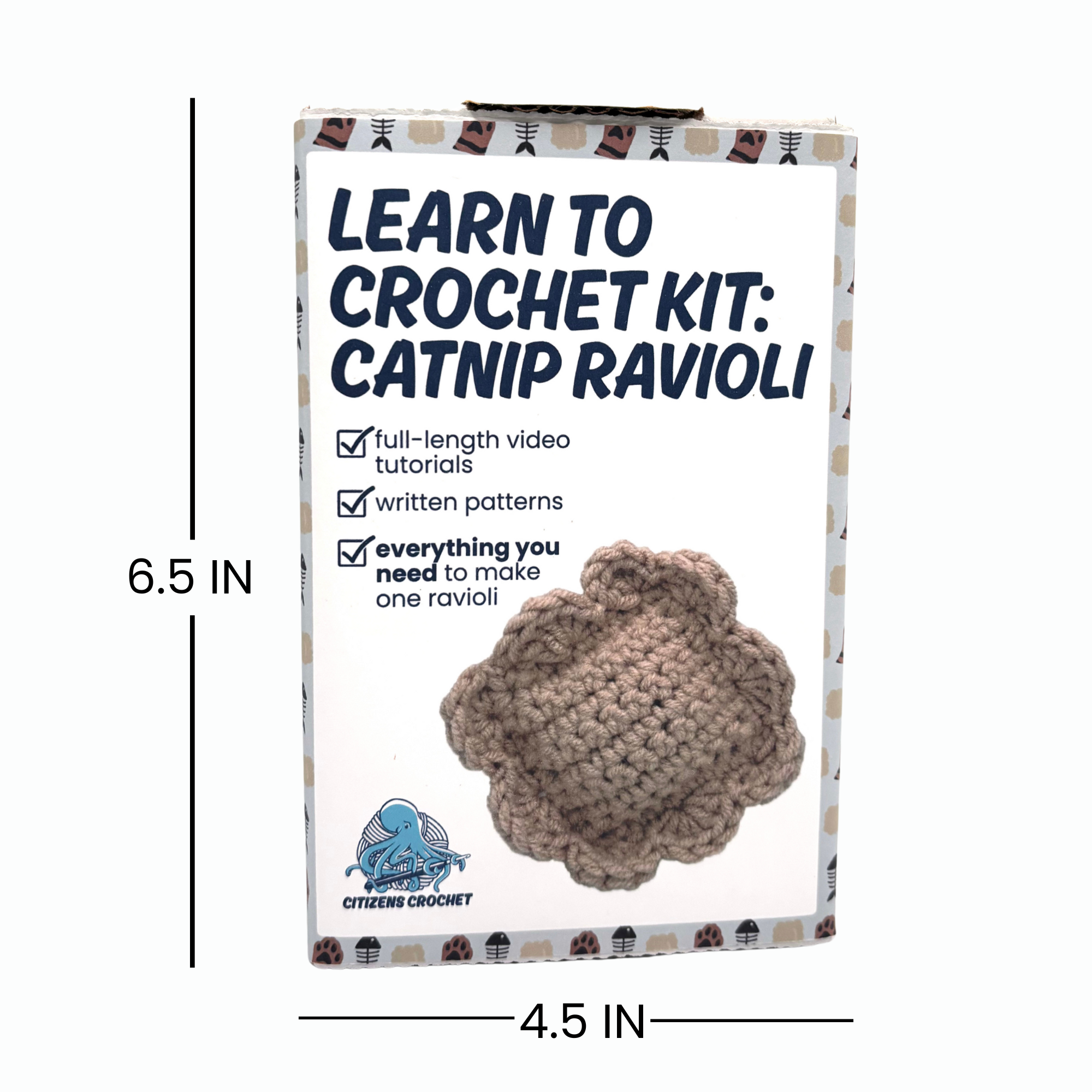 Catnip Ravioli Learn to Crochet Kit