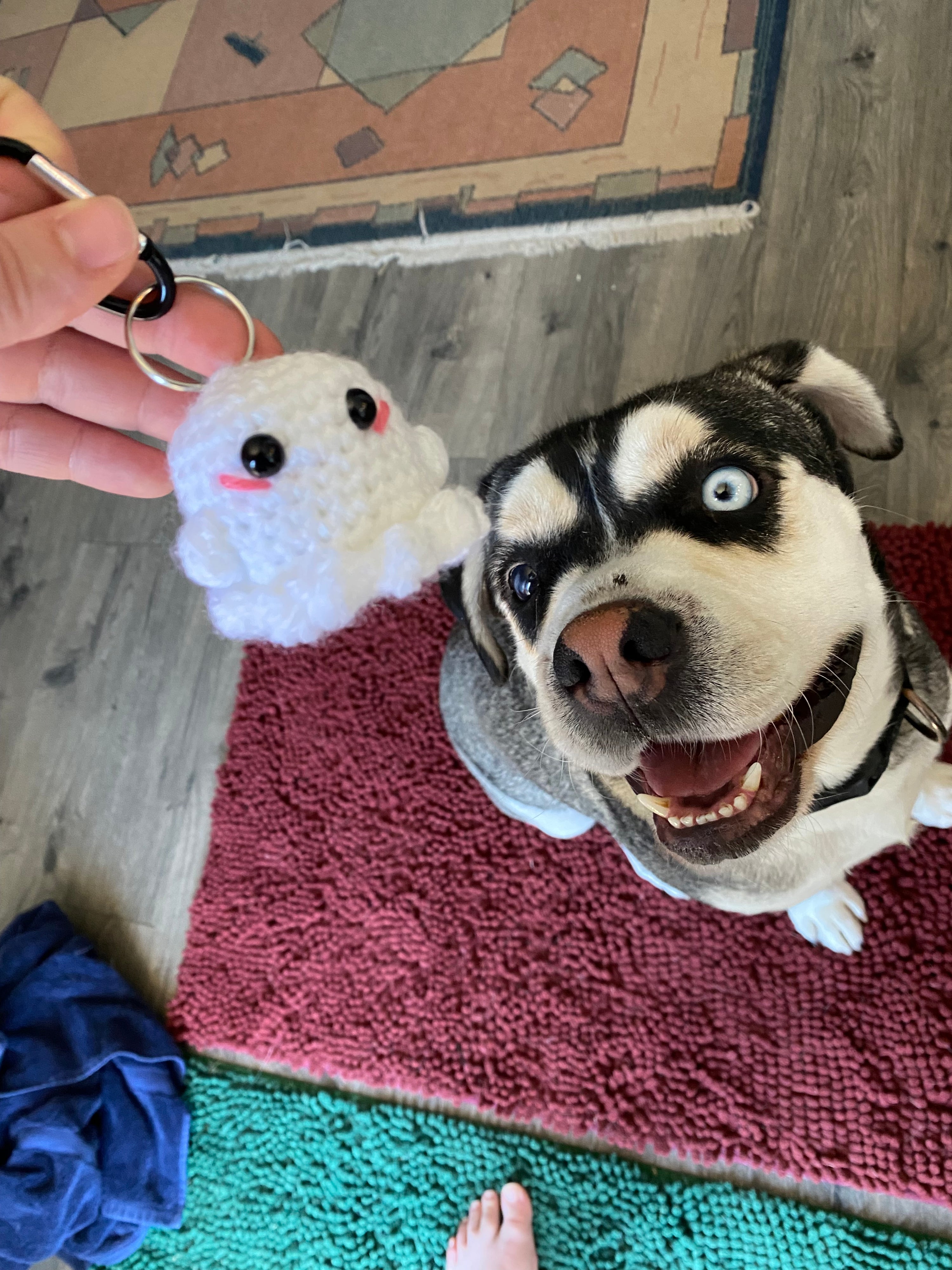 Ghost Keychain Learn to Crochet Kit