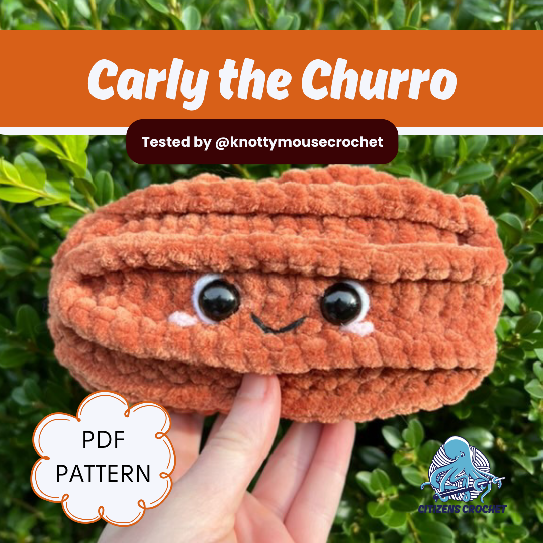 Carly the Churro - Crochet PDF Pattern