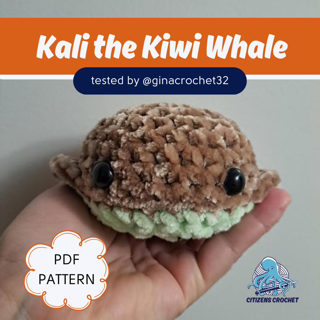 Kali the Kiwi Whale PDF Pattern