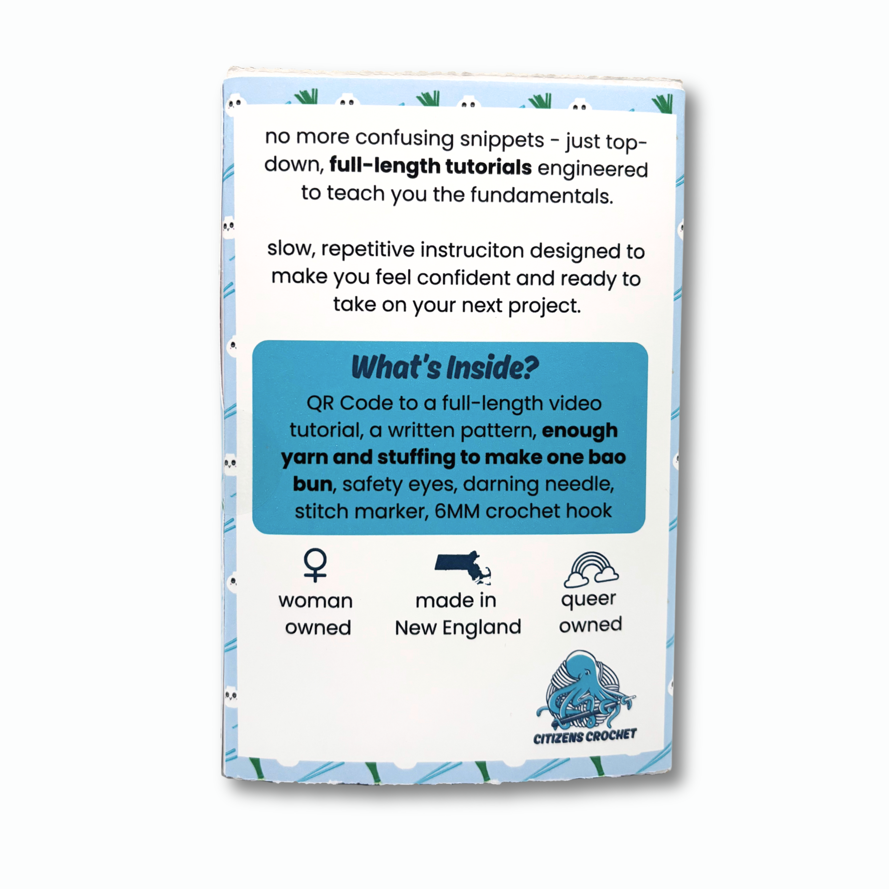 Bao Bun Learn to Crochet Kit