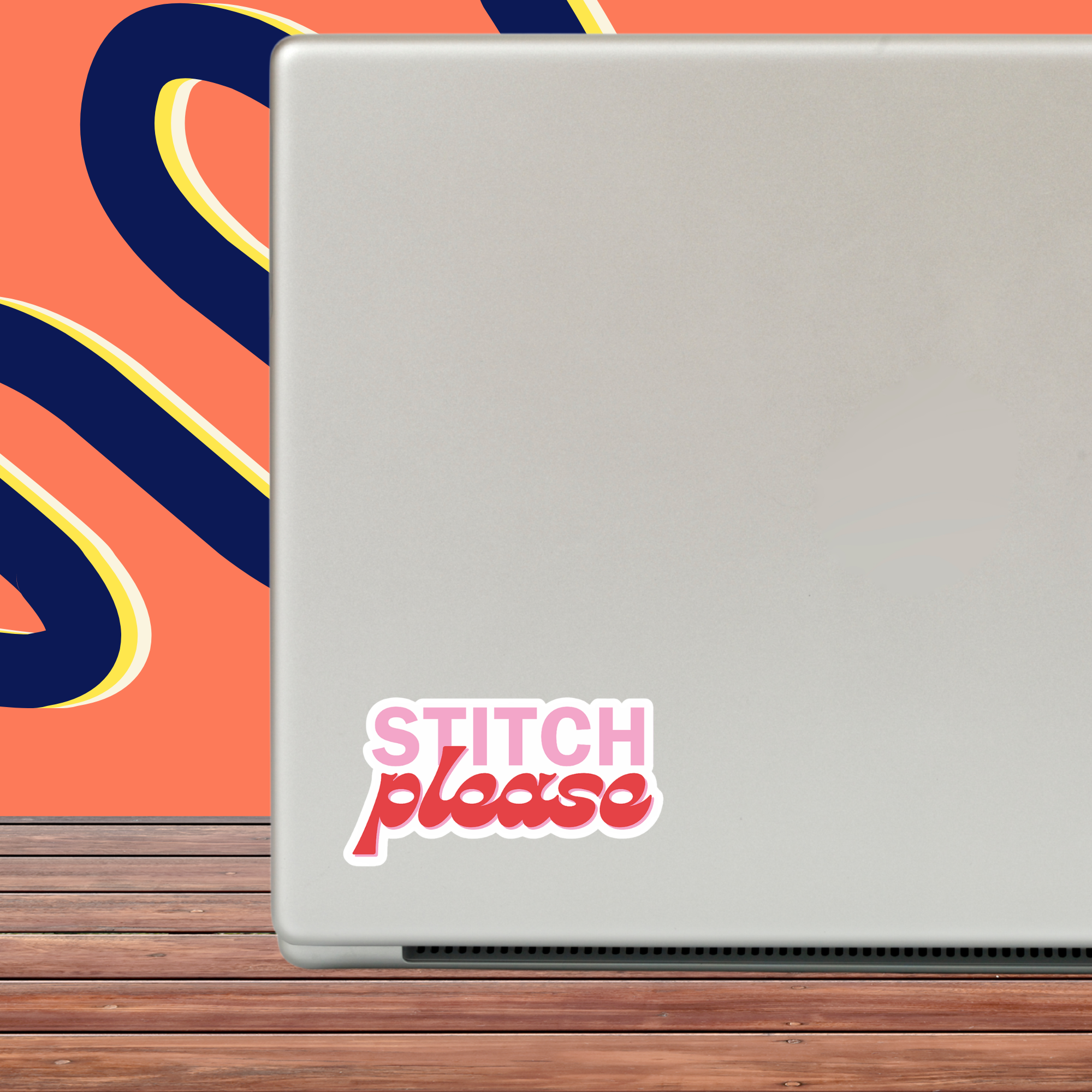 Stitch Please Sticker