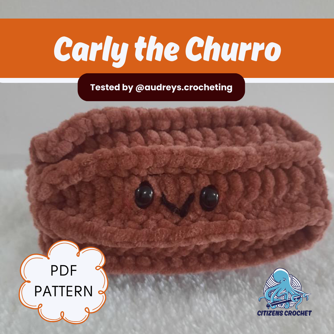 Carly the Churro - Crochet PDF Pattern