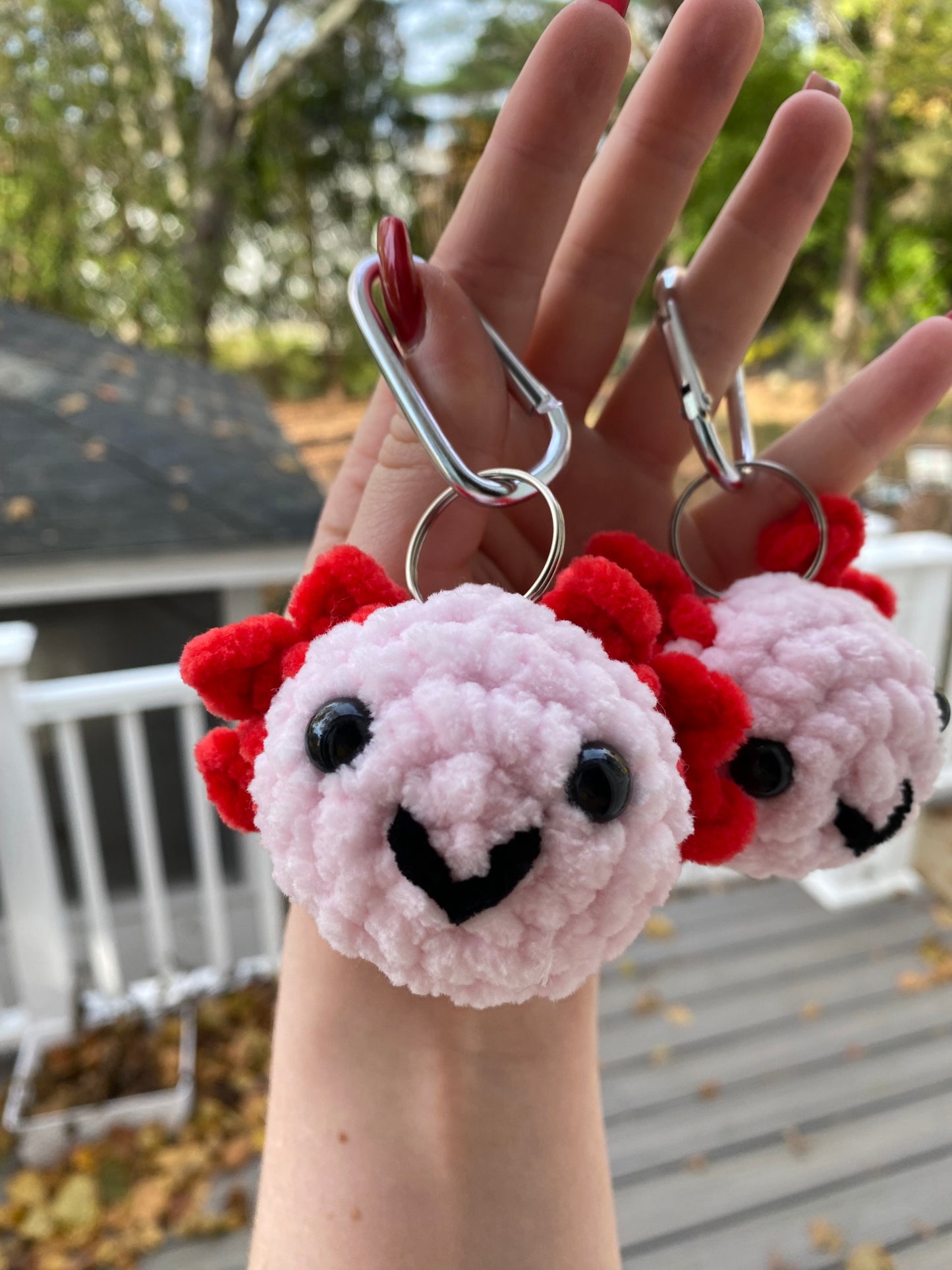 Axolotl Keychain