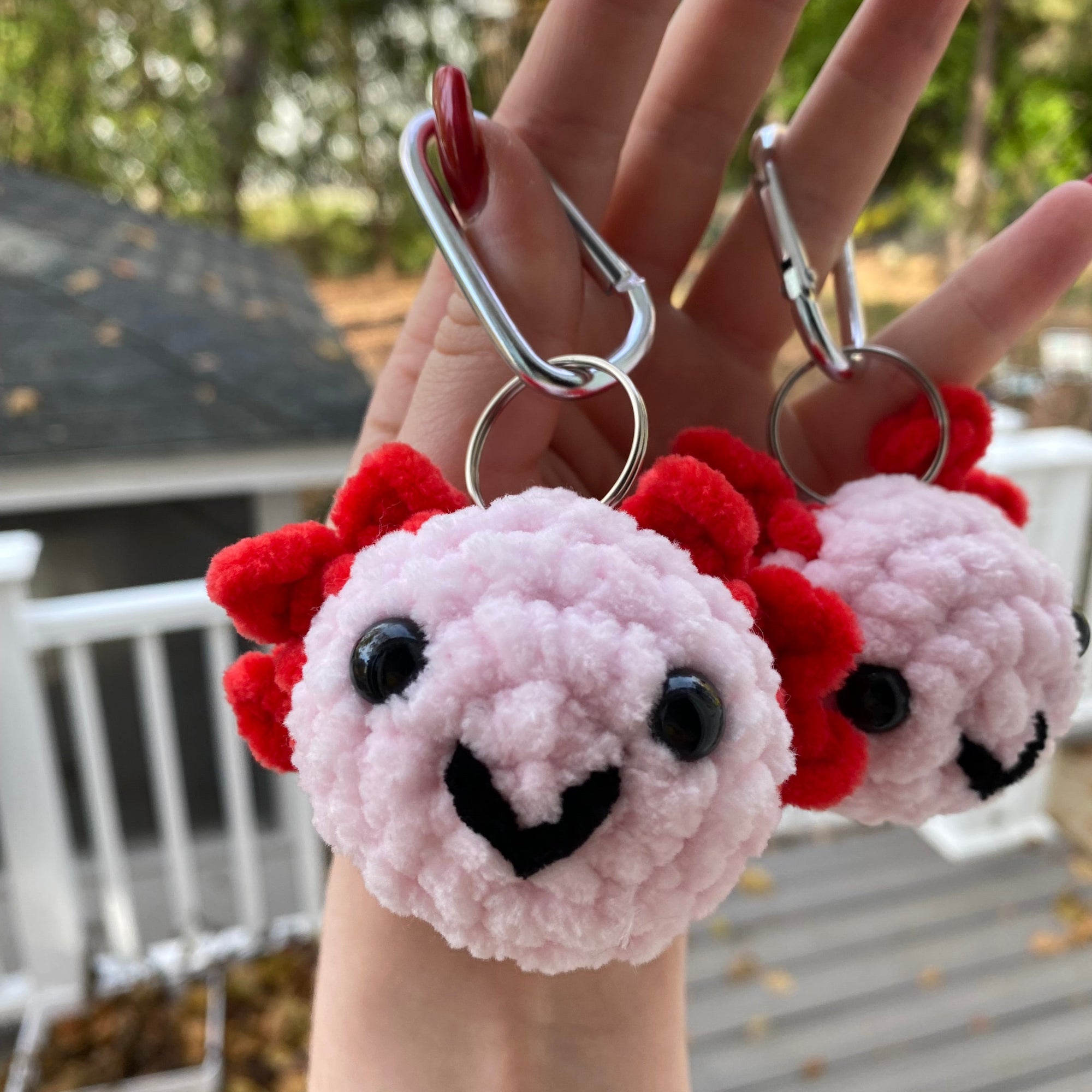 Axolotl Keychain