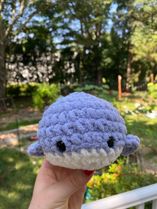 Crocheted Whales and Orcas