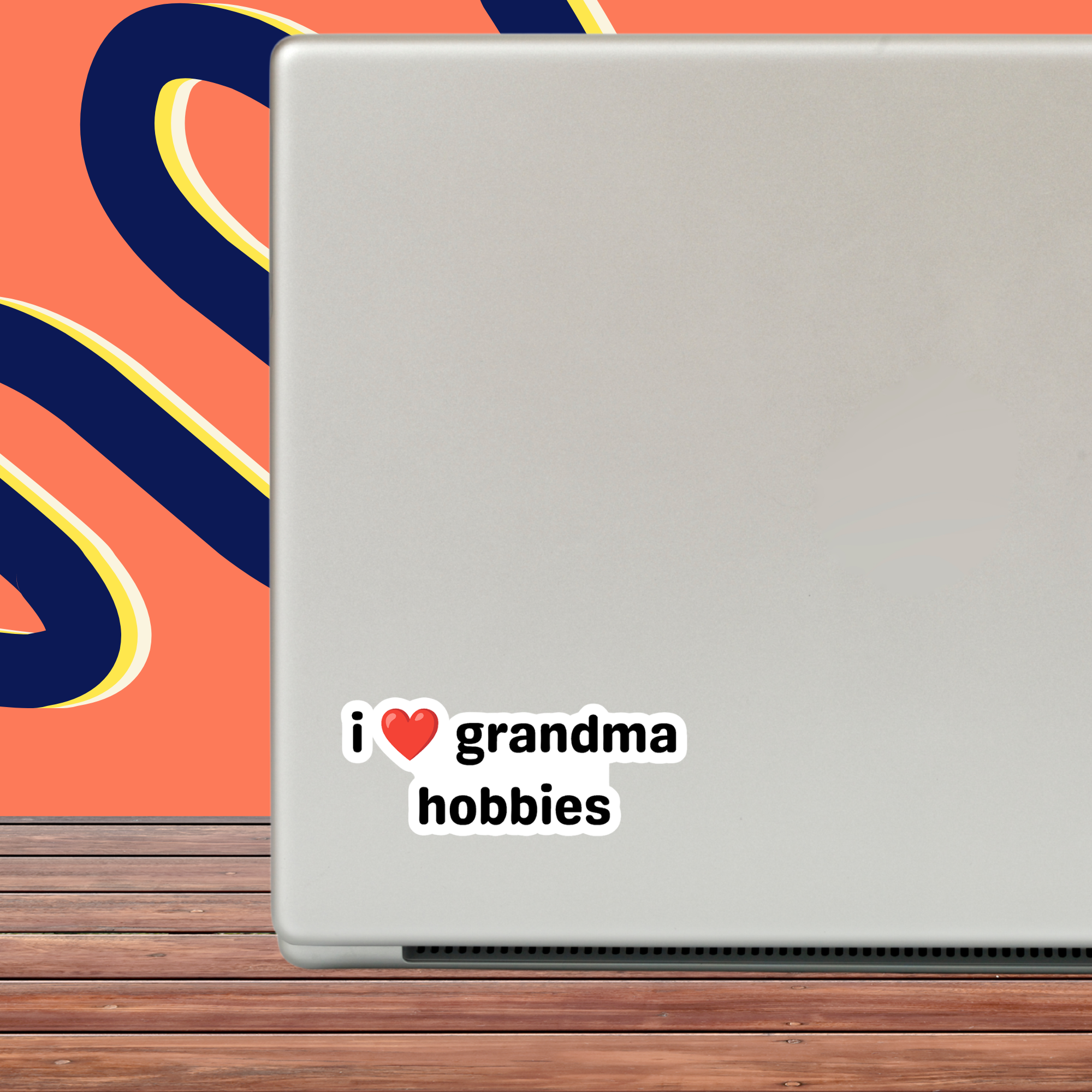 I Love Grandma Hobbies Sticker