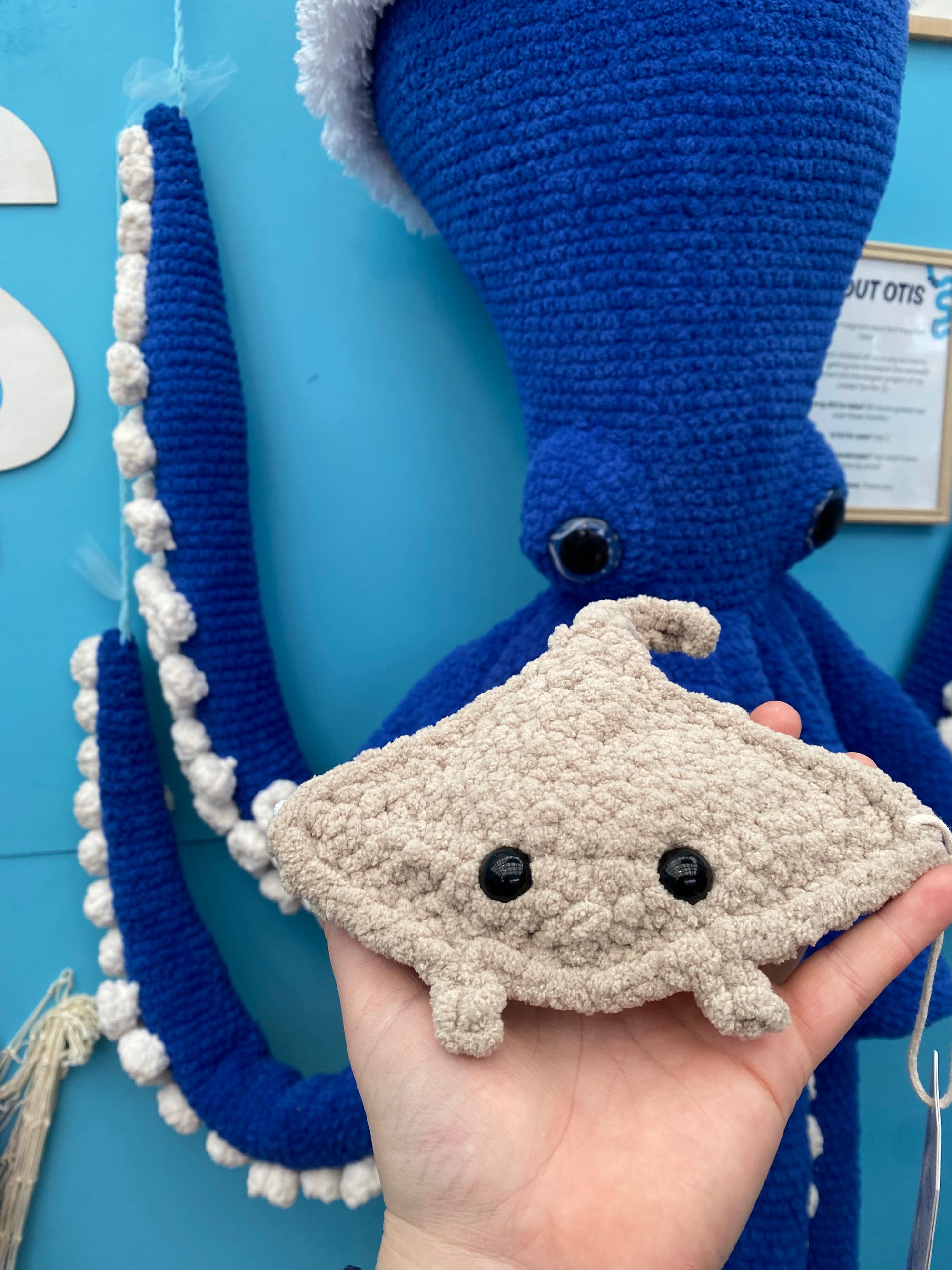 Rue the Ray Hand Crocheted Plushie
