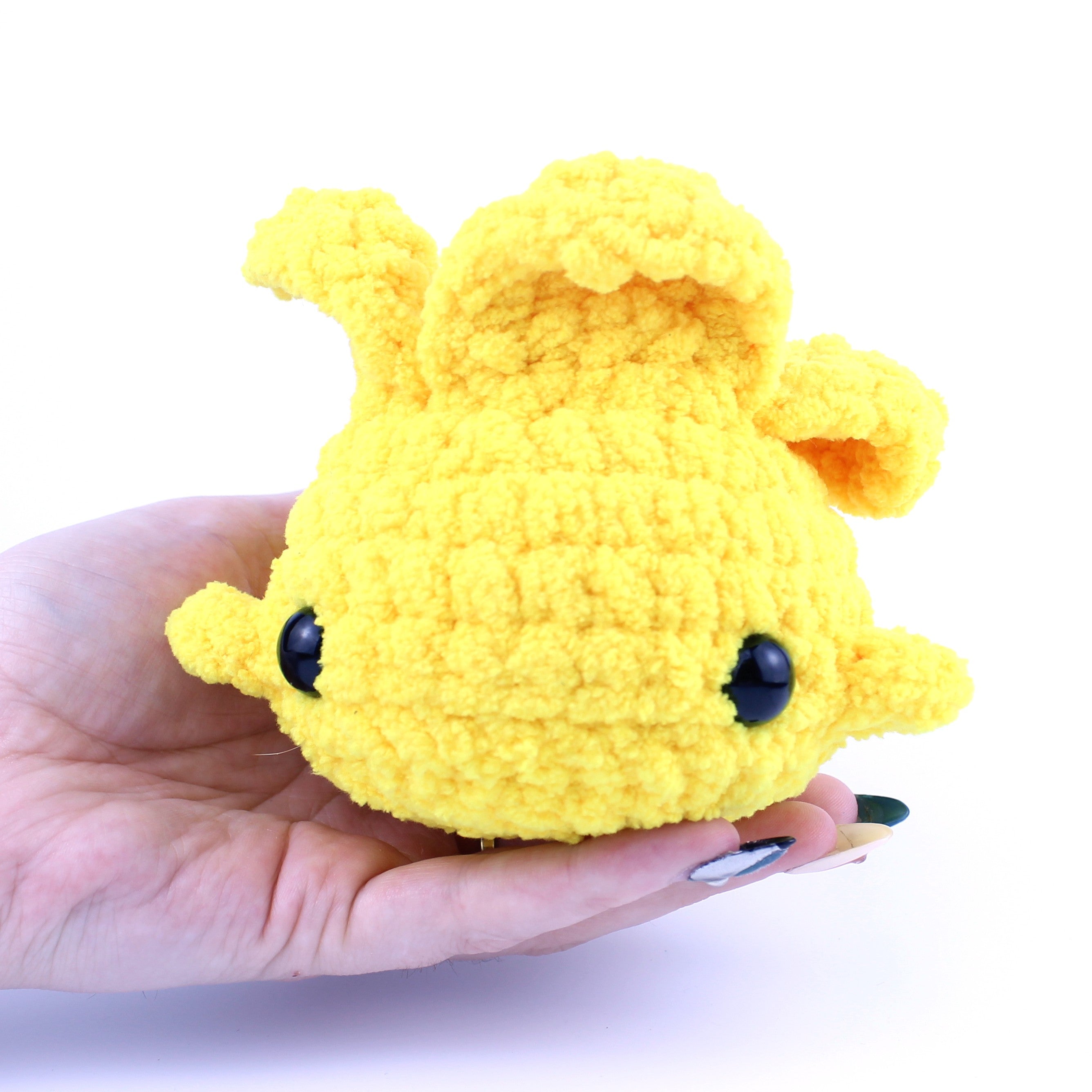 Bub the Banana Whale Crochet Plushie