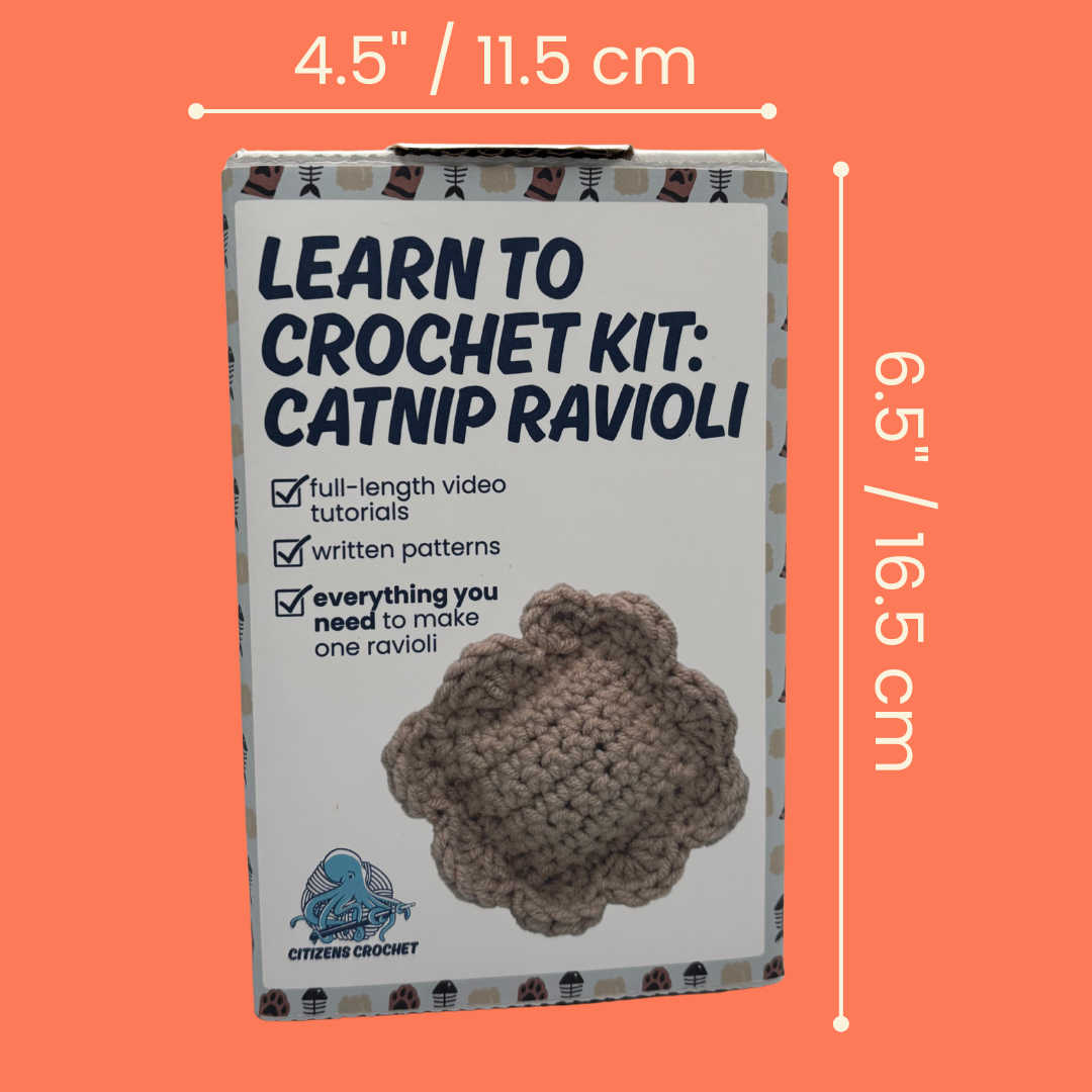 Catnip Ravioli Learn to Crochet Kit