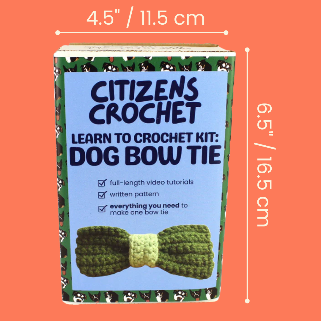 Dog Bowtie Learn to Crochet Kit