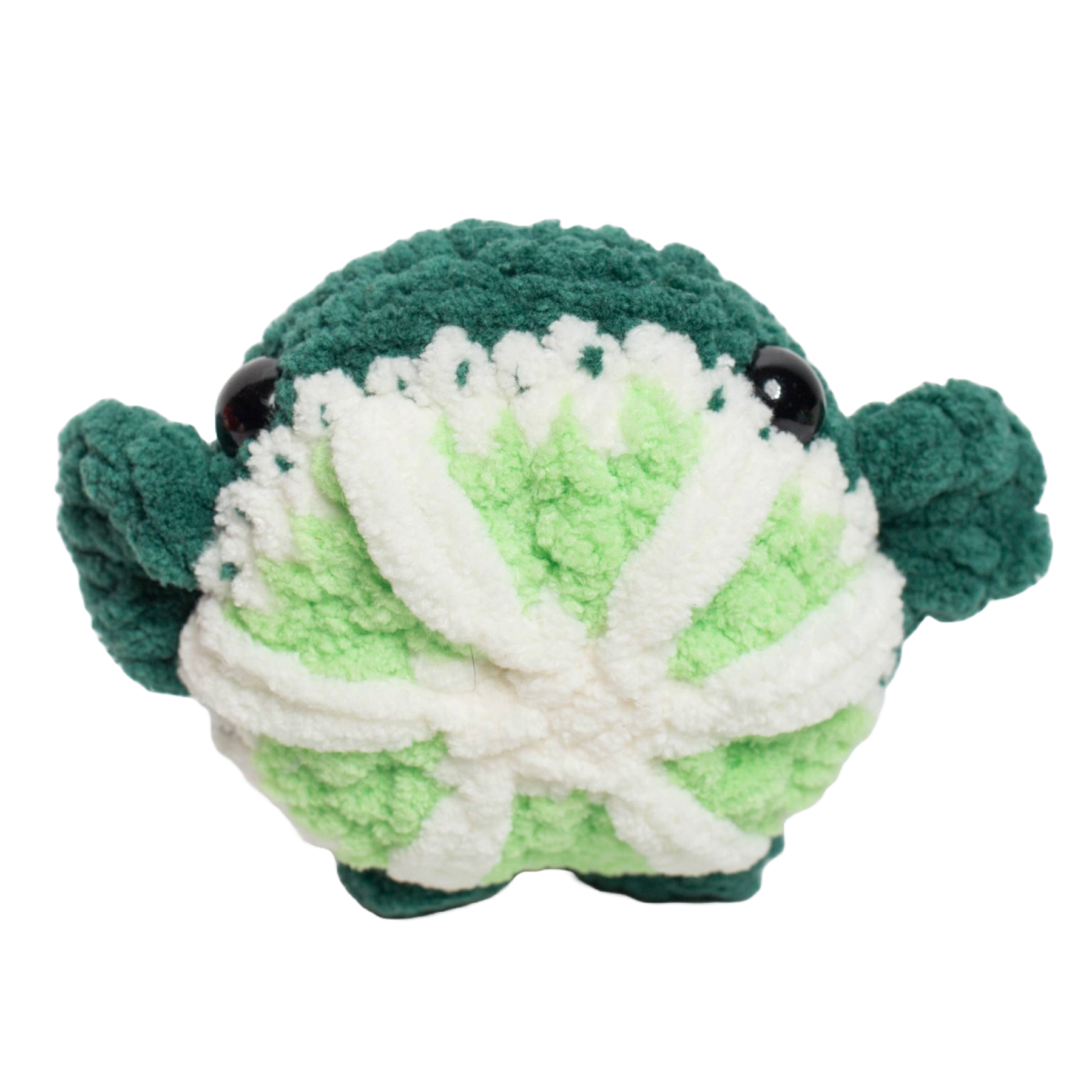 Lana the Lime Whale Crocheted Plushie