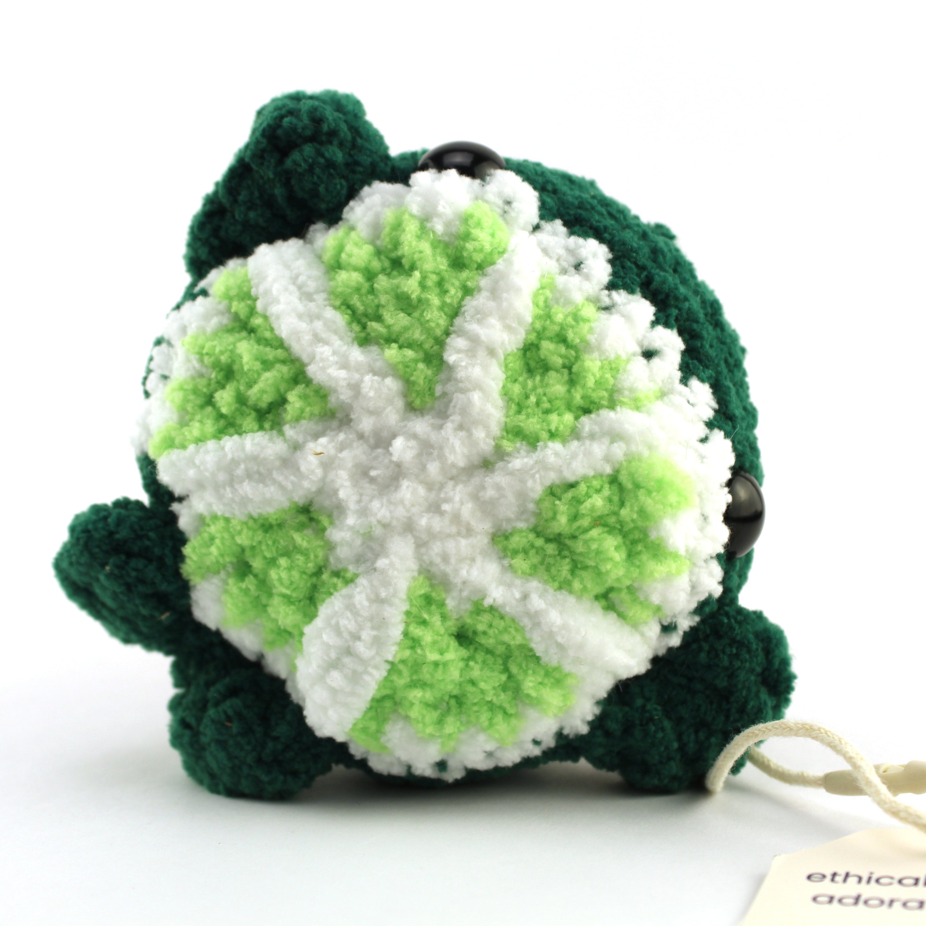 Lana the Lime Whale Crocheted Plushie