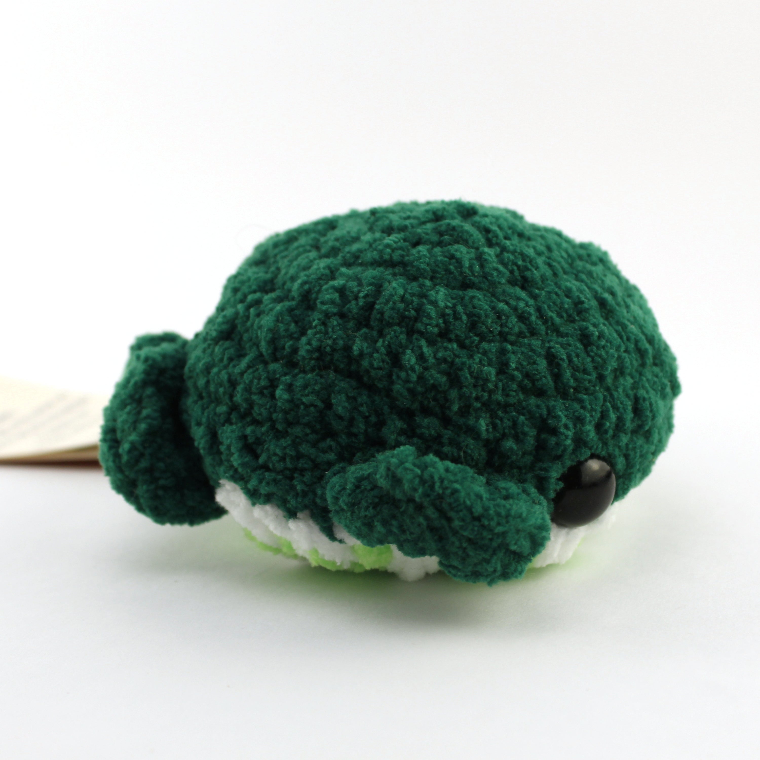 Lana the Lime Whale Crocheted Plushie