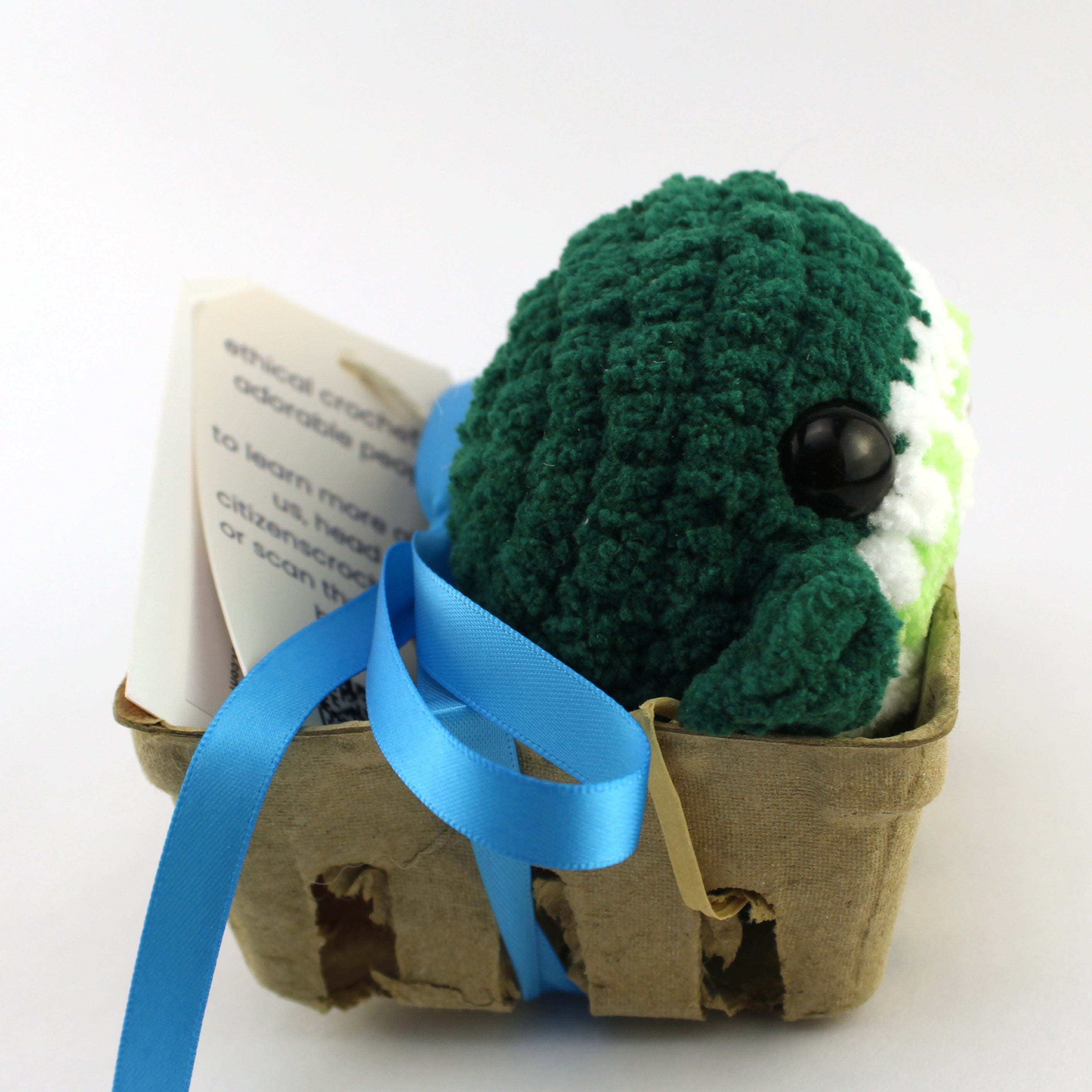 Lana the Lime Whale Crocheted Plushie