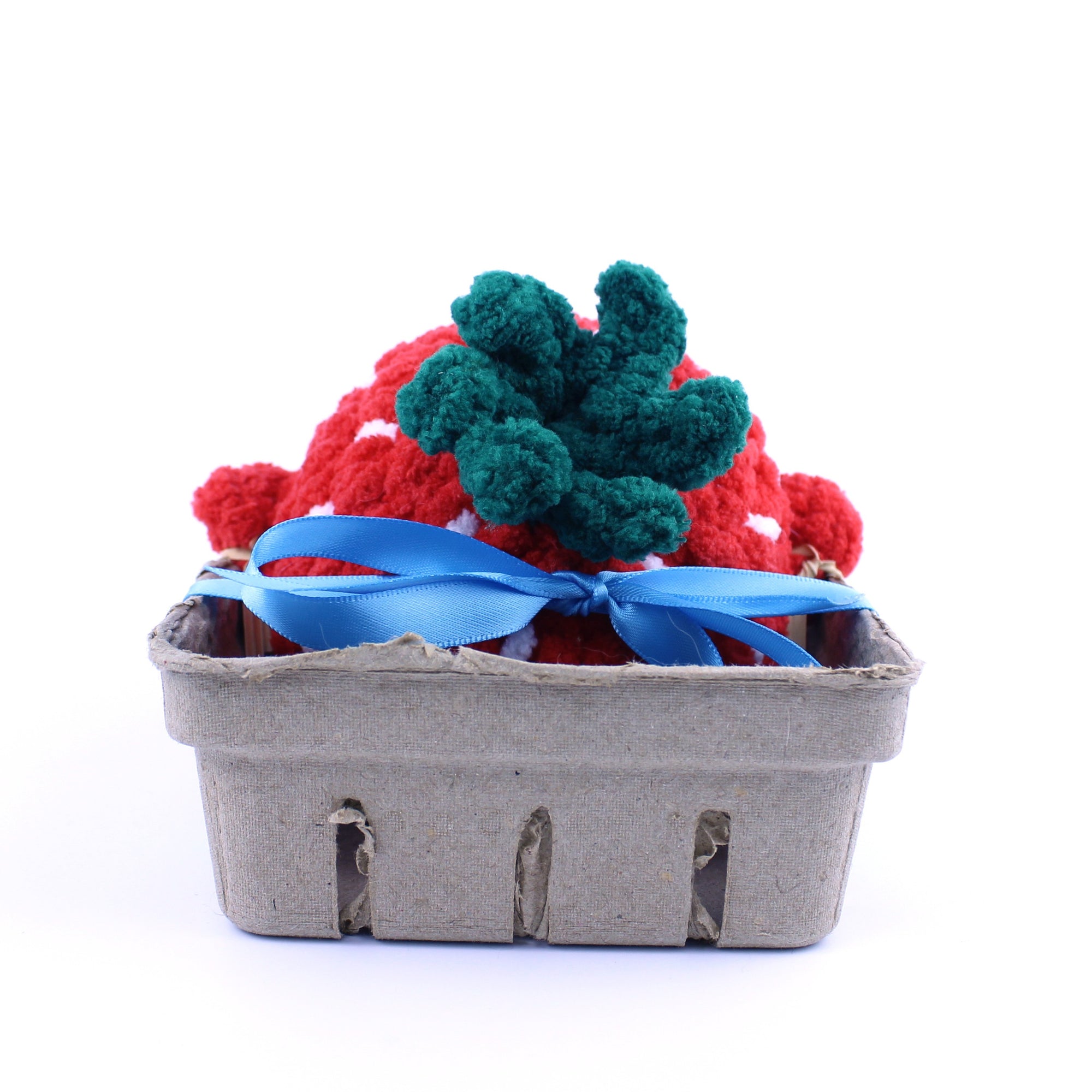 Summer the Strawberry Whale Crocheted Plushie