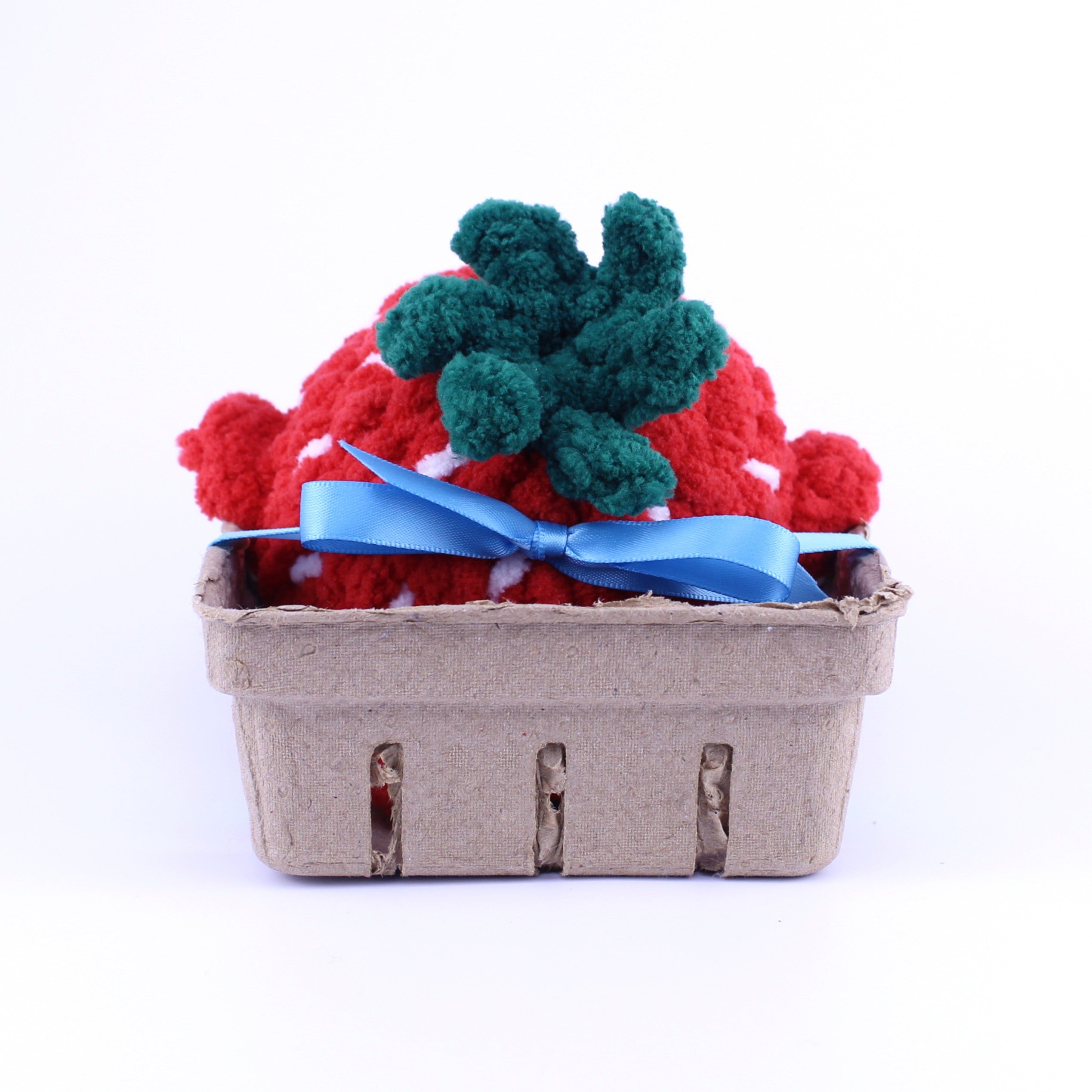 Summer the Strawberry Whale Crocheted Plushie