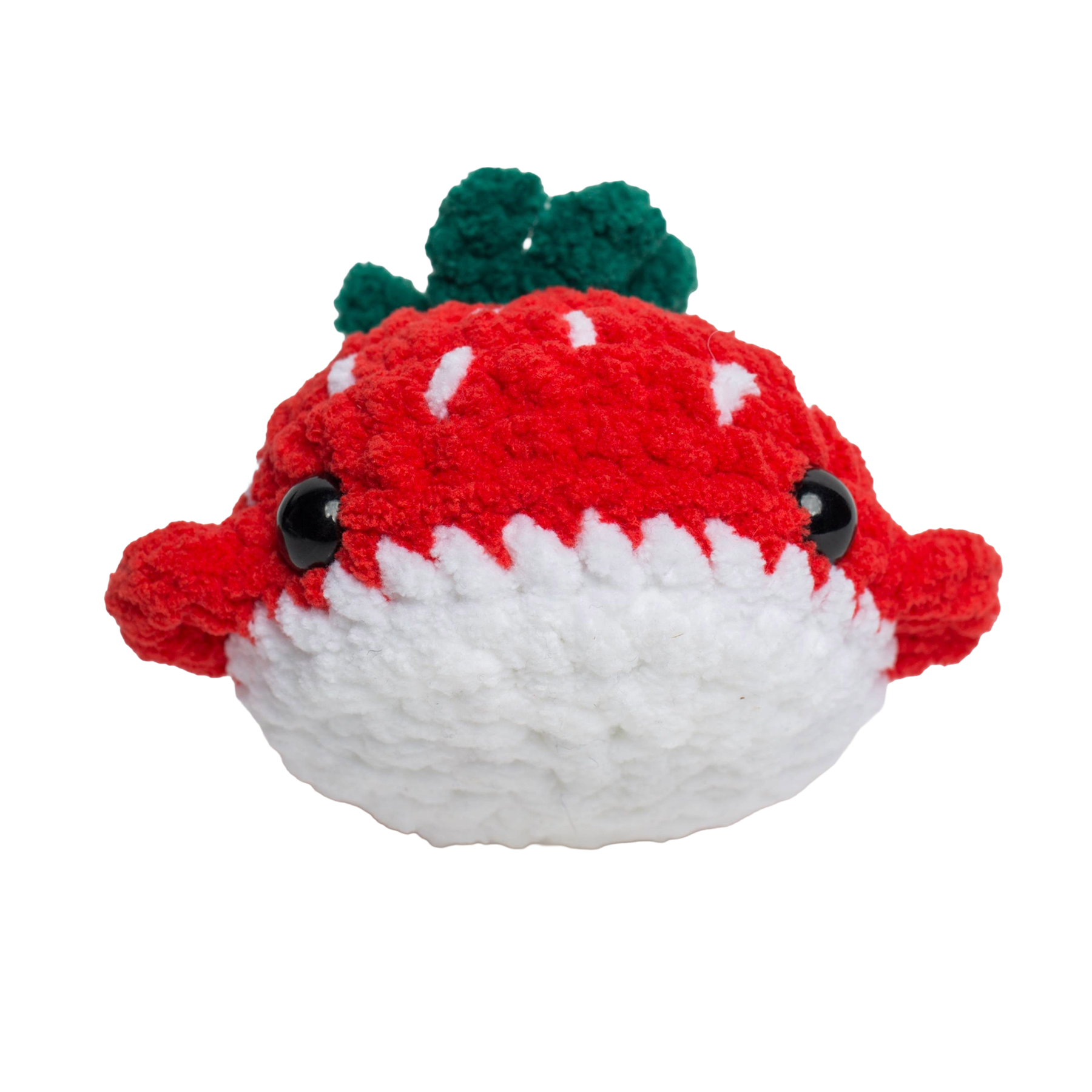 Summer the Strawberry Whale Crocheted Plushie