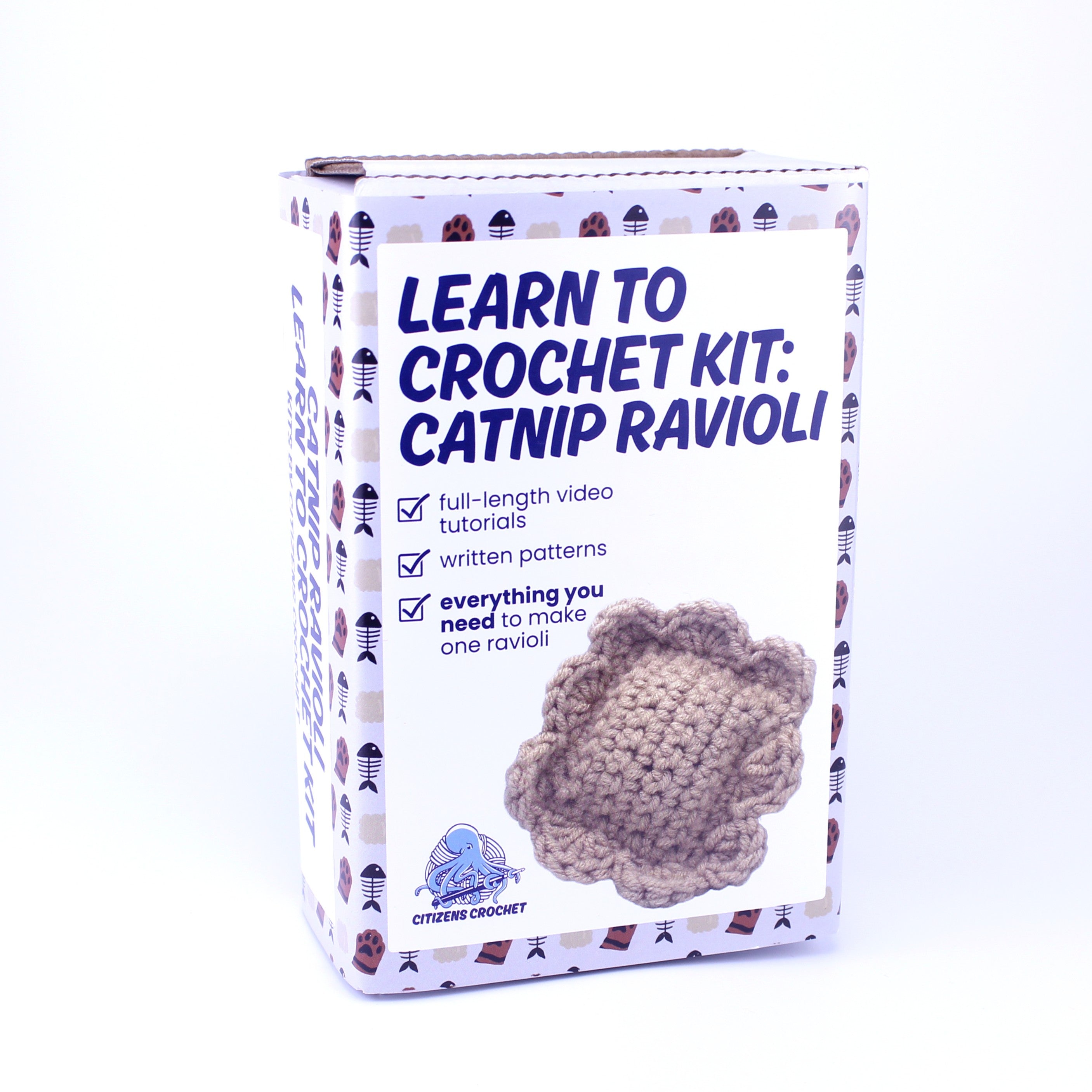 Catnip Ravioli Learn to Crochet Kit