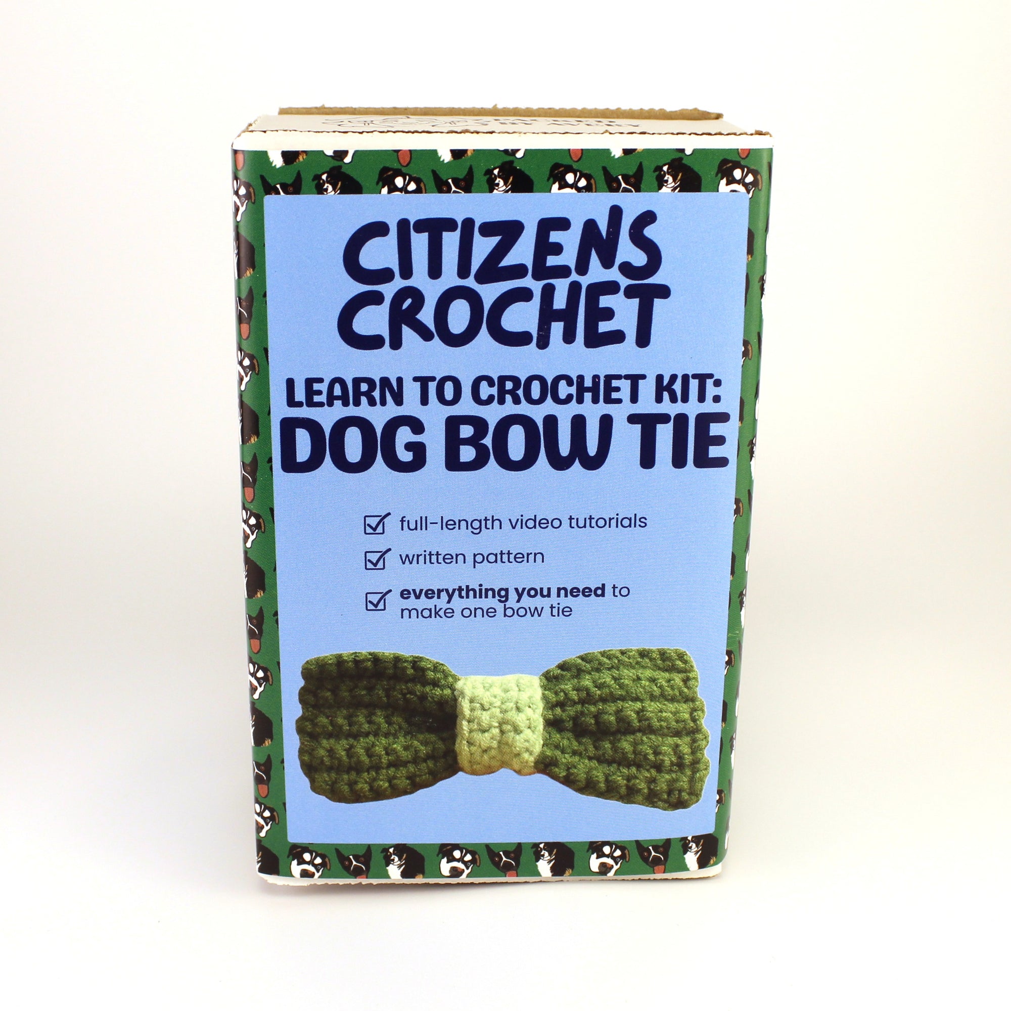 Dog Bowtie Learn to Crochet Kit