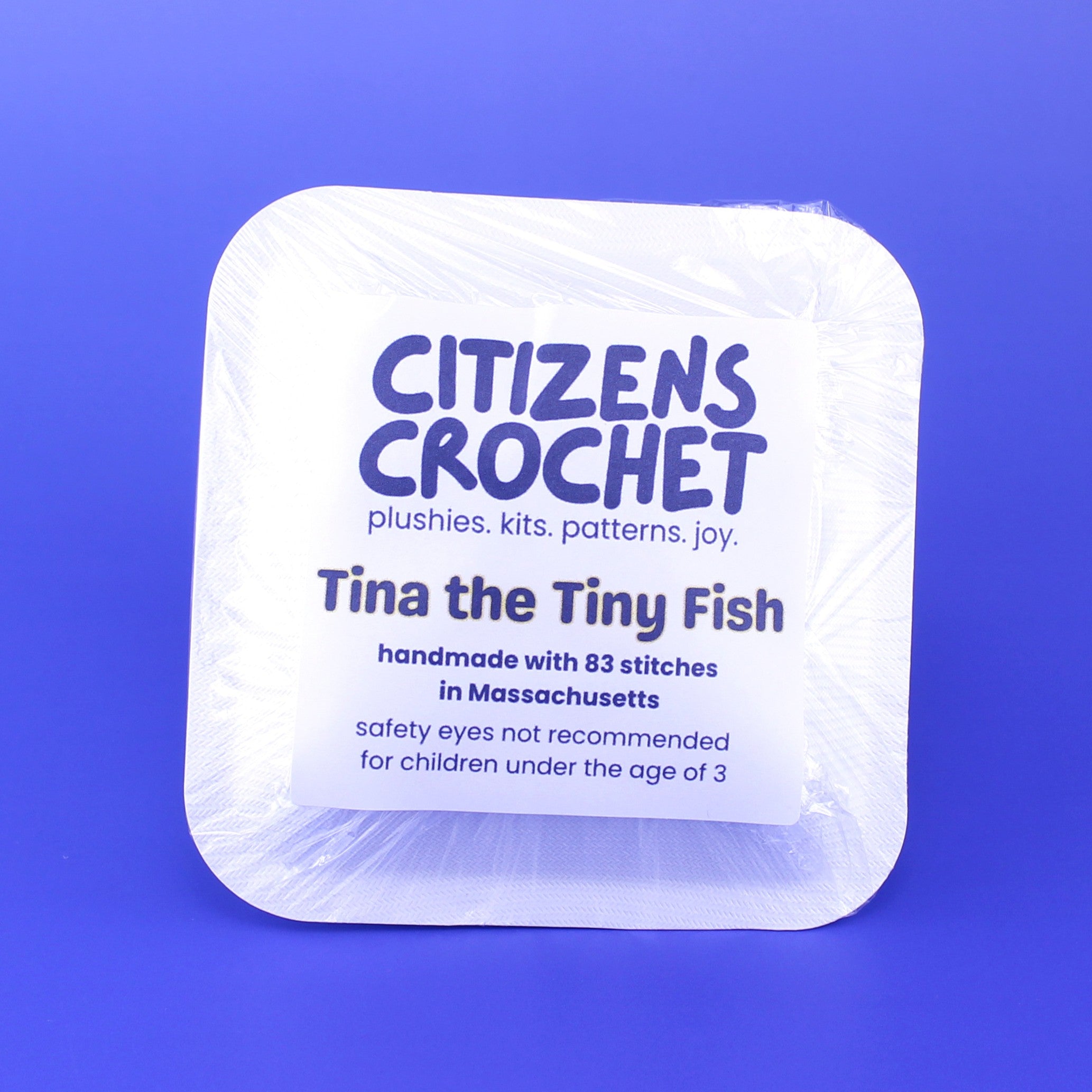 Tina the Tiny Fish Crochet Bag Charm