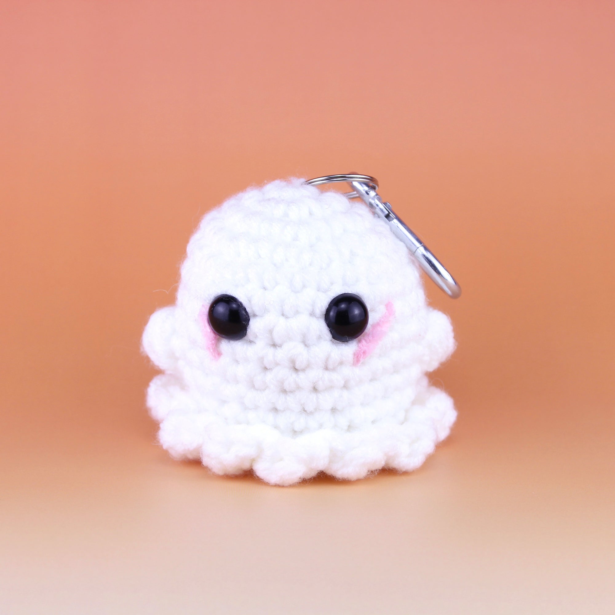 Ghost Keychain Learn to Crochet Kit