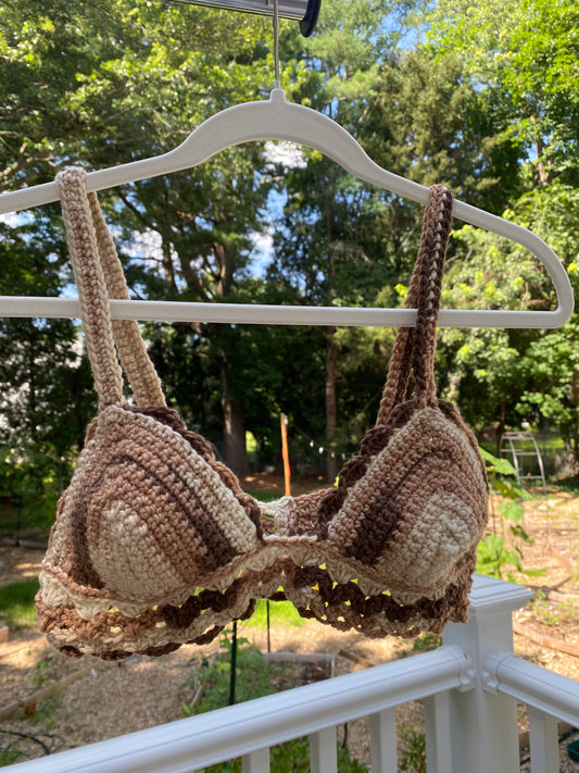 Iced Coffee Bralette (XS/S)