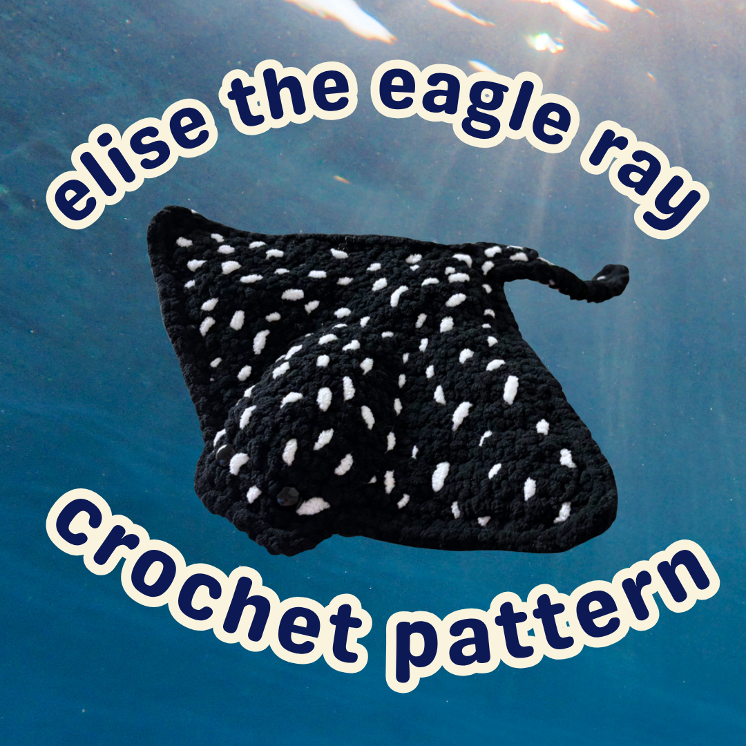 Elise the Eagle Ray Crochet Pattern