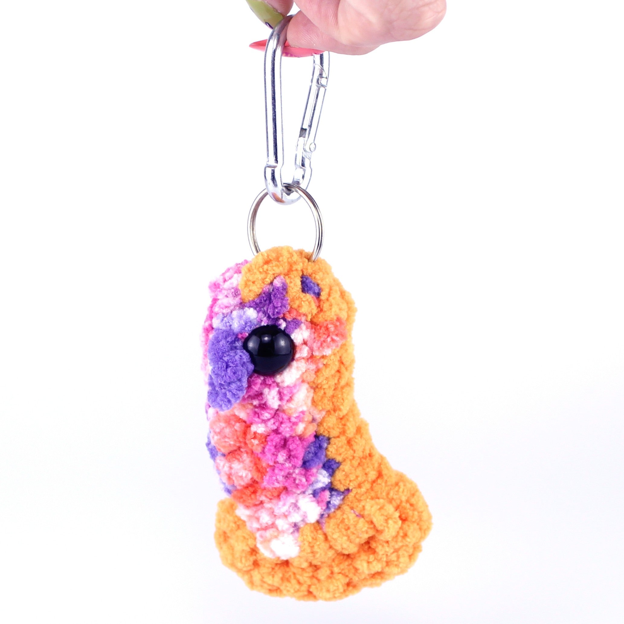 Tina the Tiny Fish Crochet Bag Charm